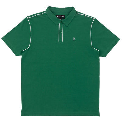 M344 Makobi Ricci Core Polo Shirt- Green