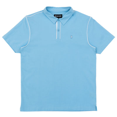 M344 Makobi Ricci Core Polo Shirt- Blue