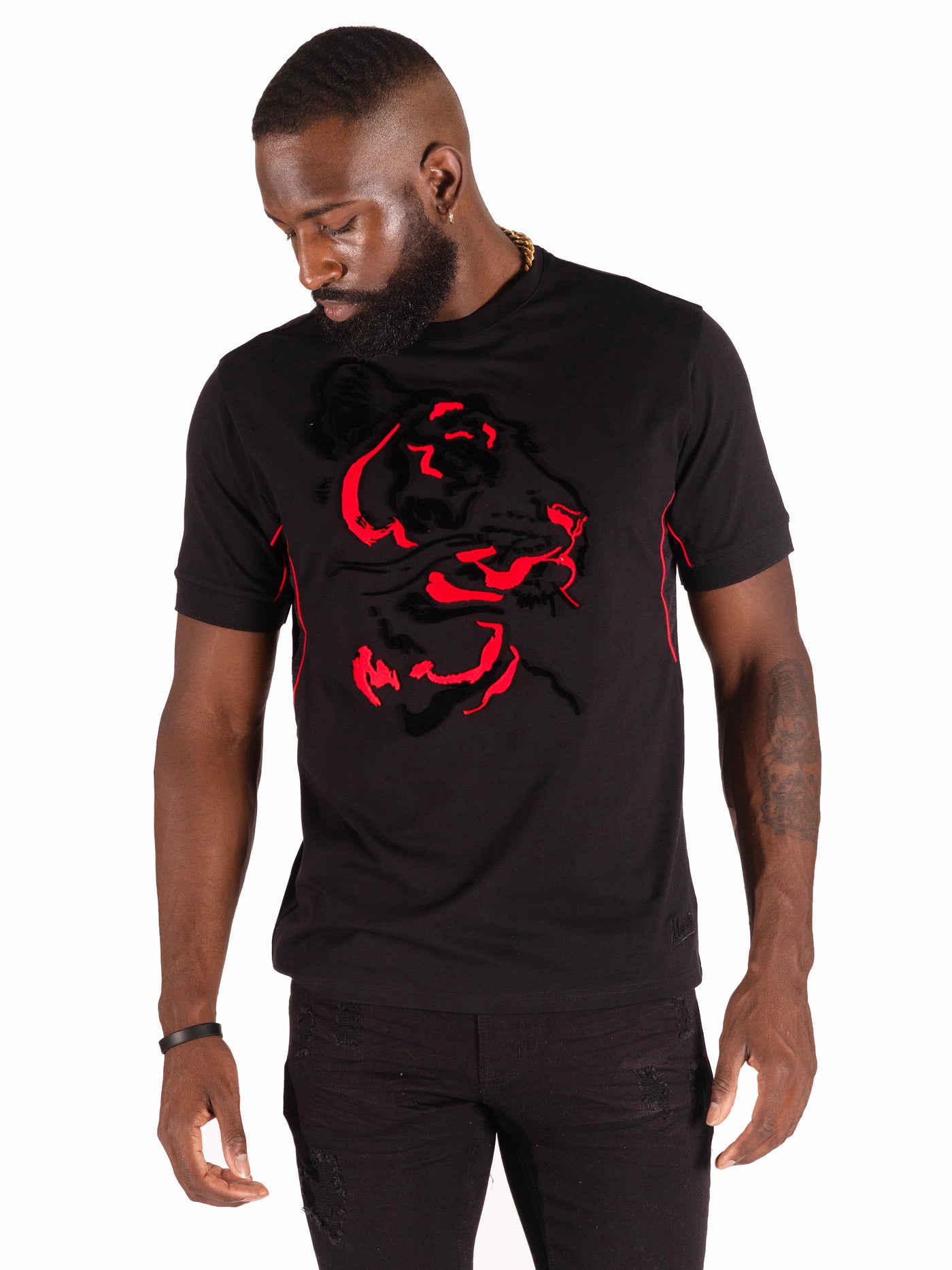 M358 Gabana Tiger Tee - Black