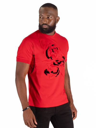 M358 Gabana Tiger Tee - Red