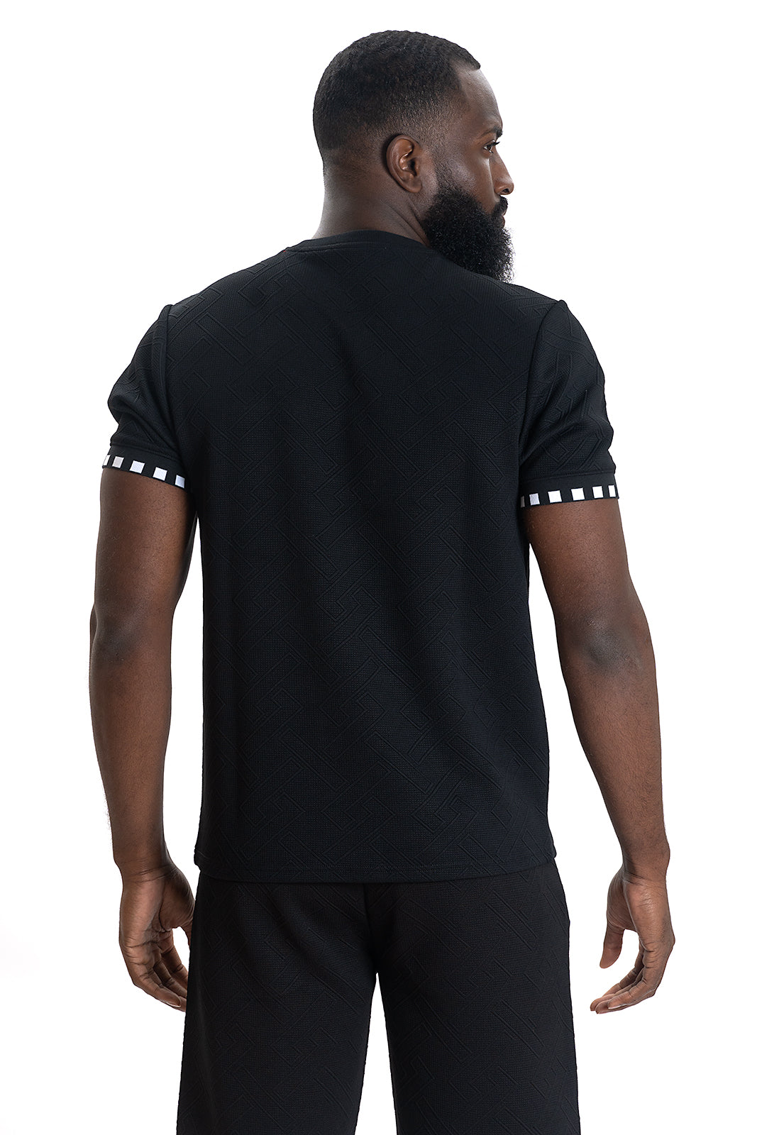 M363 Bianchi Jacquard Tee - Black