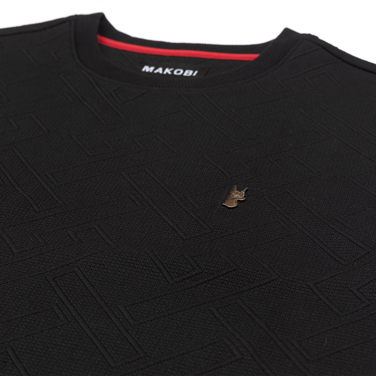 M363 Bianchi Jacquard Tee - Black