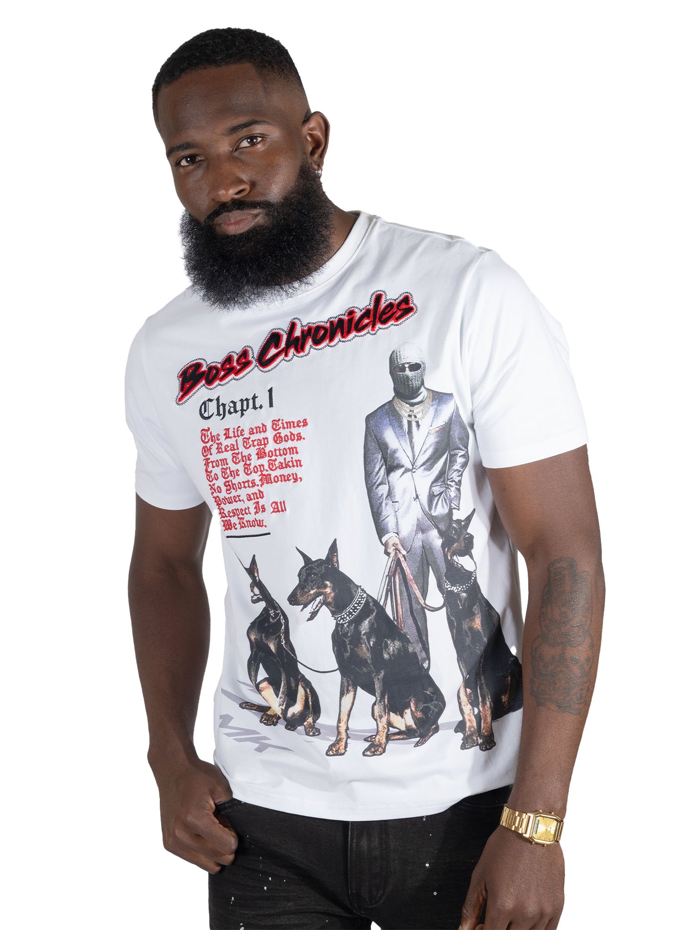 M378 Boss Chronicles Tee - White