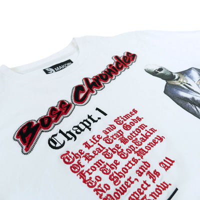 M378 Boss Chronicles Tee - White