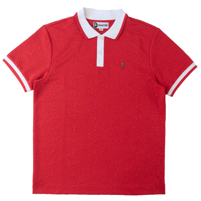 M384 Bellagio Knit Polo - Red