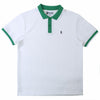 M384 Bellagio Knit Polo - White