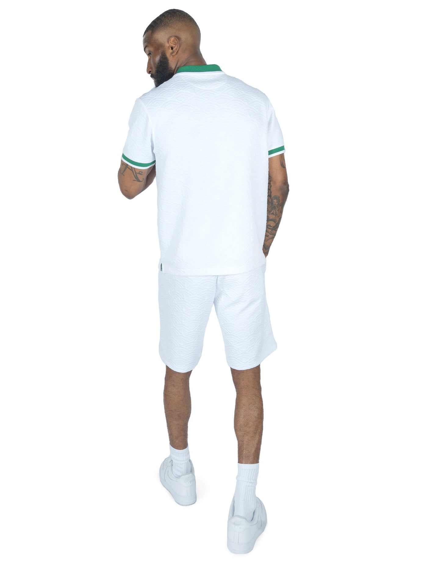 M384 Bellagio Knit Polo - White