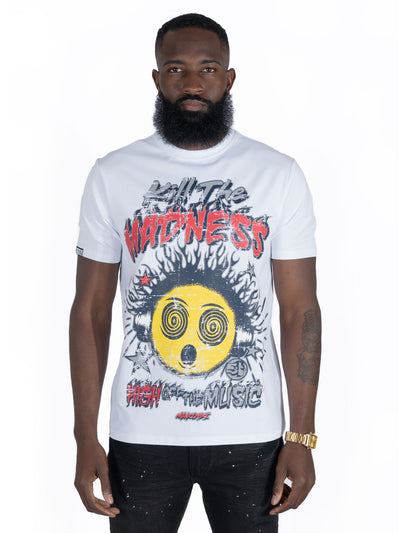 M387 Kill The Madness Tee - White