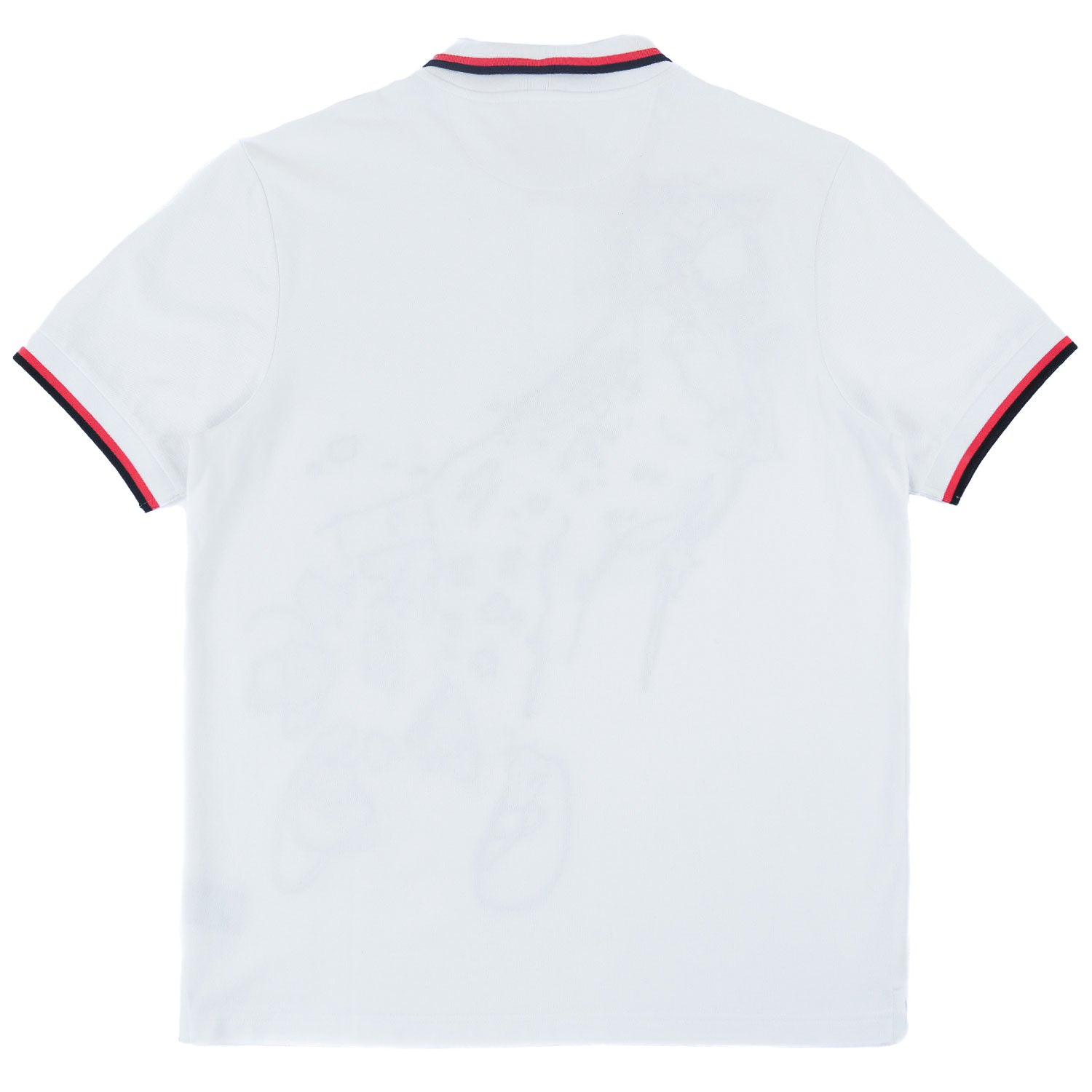 M388 Verona Cheetah Polo Shirt- White