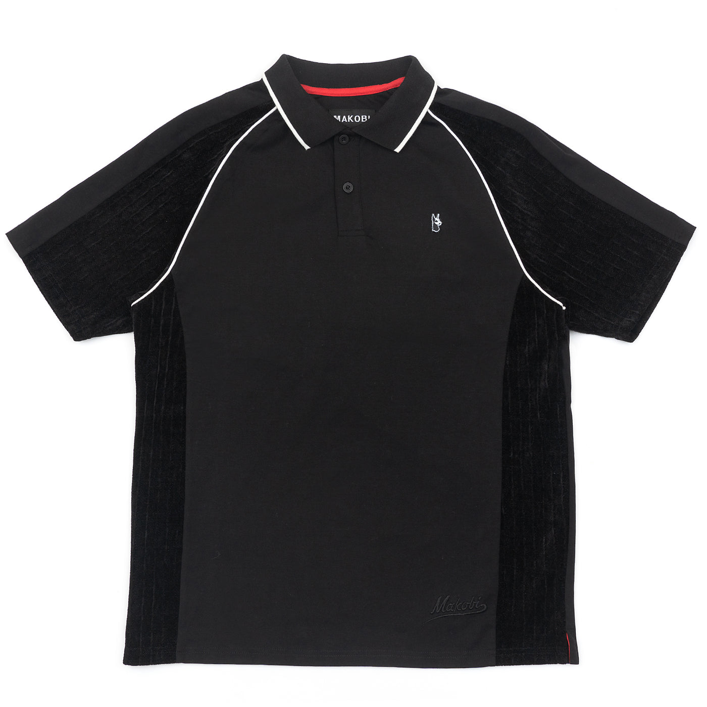 M394 Makobi Daniali Polo Shirt- Black