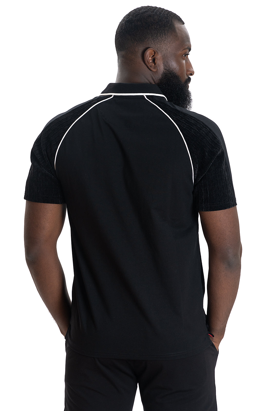 M394 Makobi Daniali Polo Shirt- Black