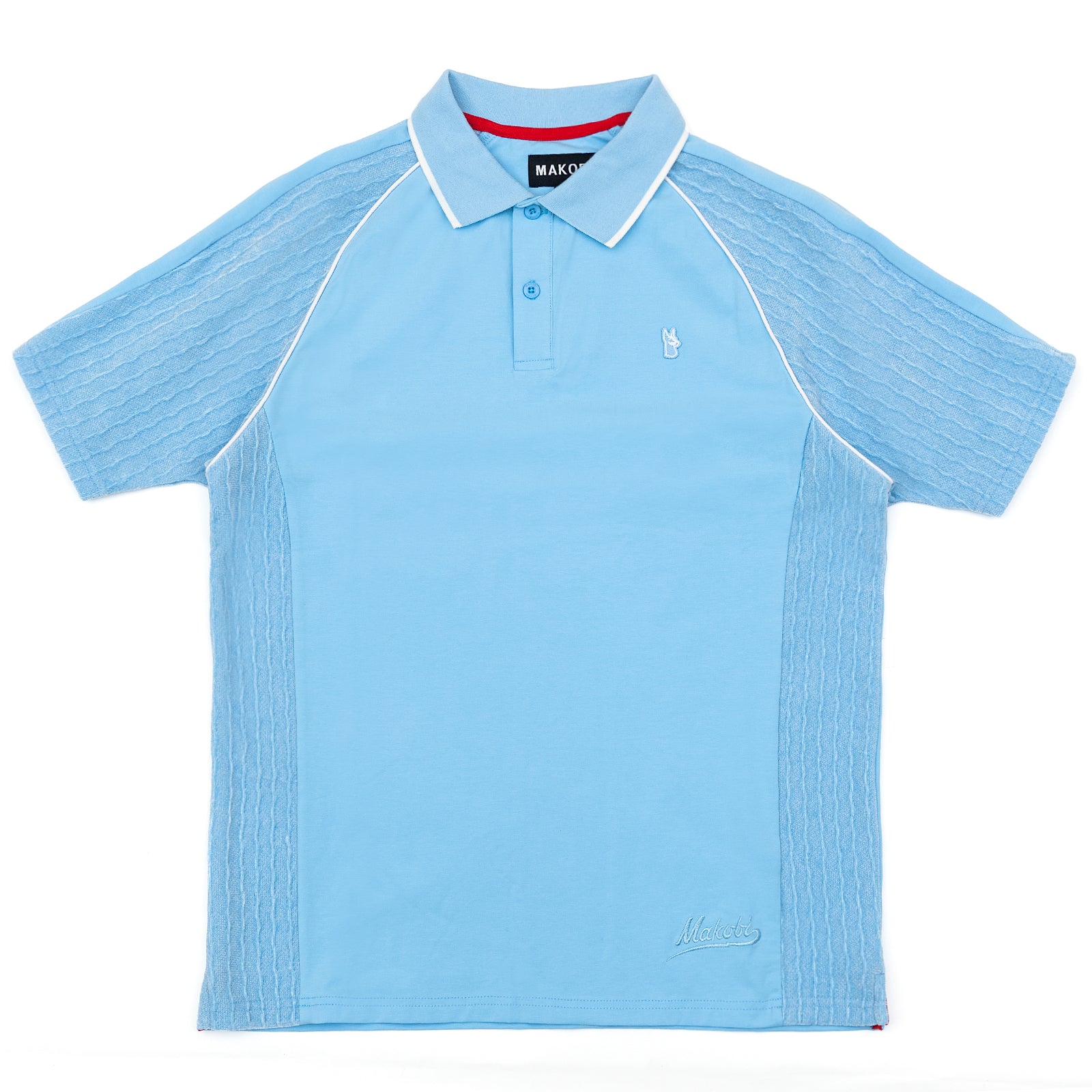 M394 Makobi Daniali Polo Shirt- Blue