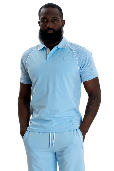 M394 Makobi Daniali Polo Shirt- Blue