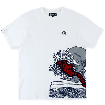 M396 Verona Lion Tee - White