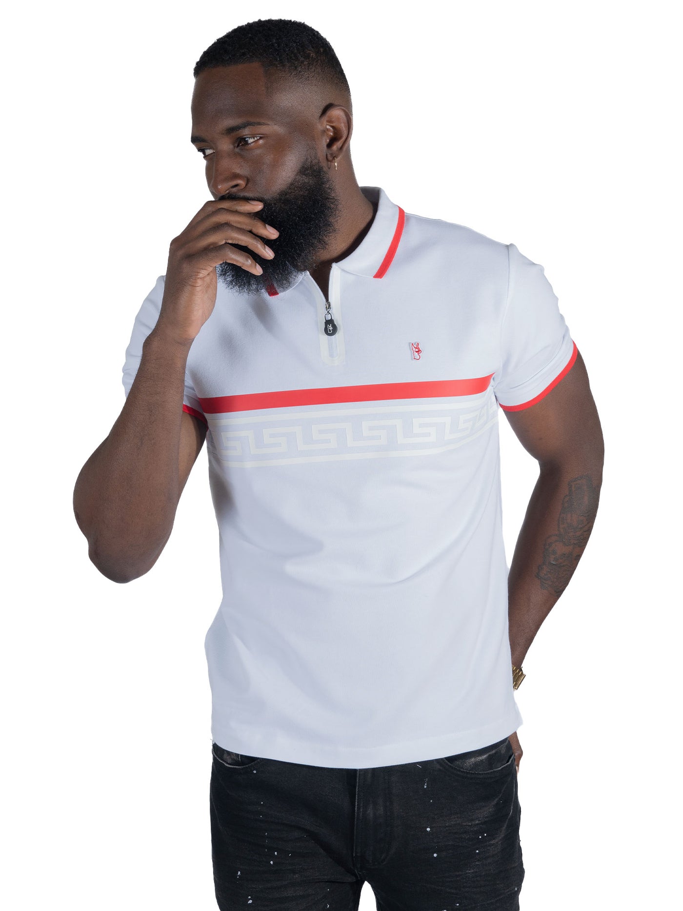 M397 MORADI Polo Shirt - White