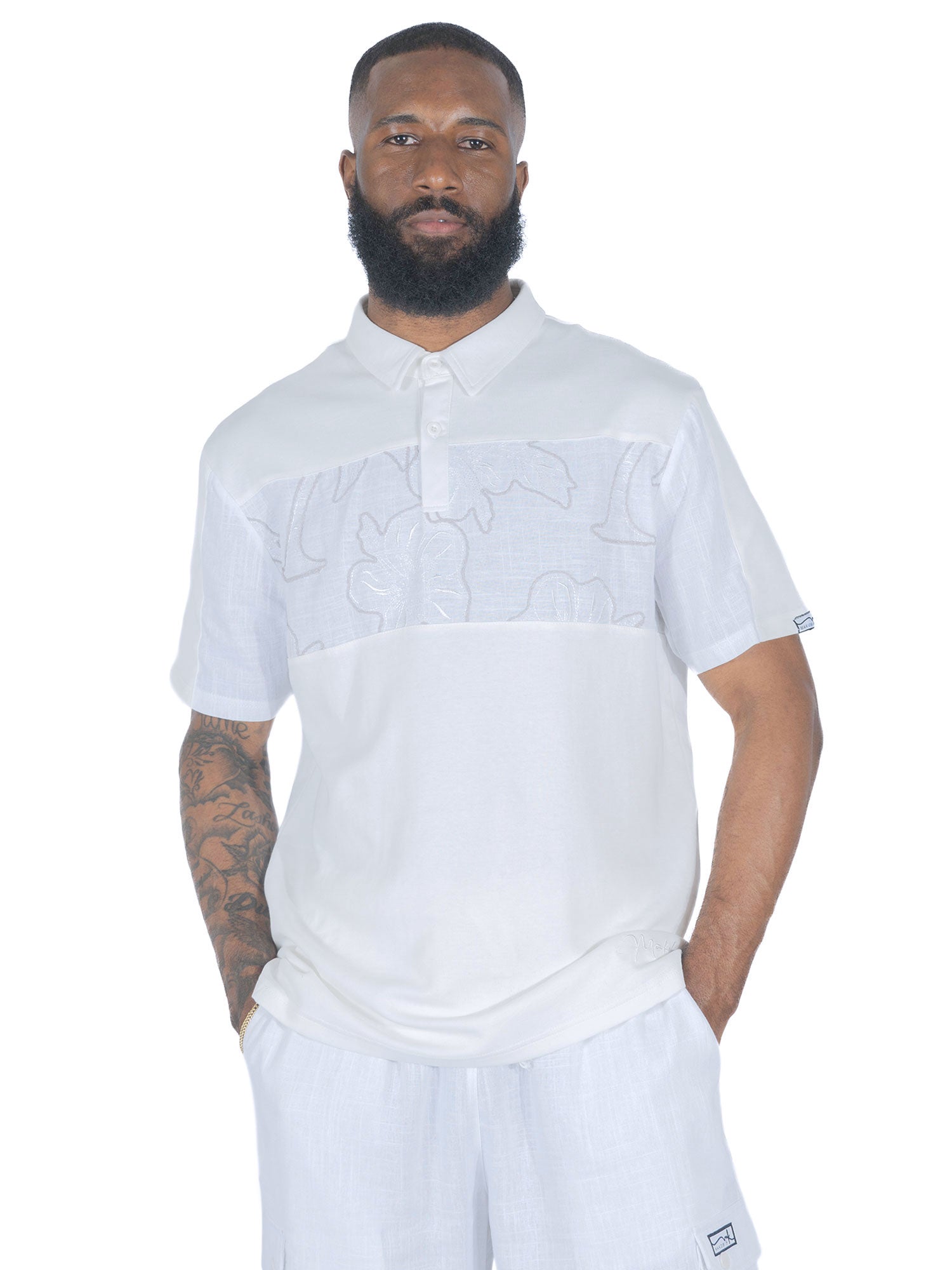 M422 Levonia Polo Shirt - White