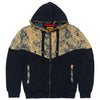 M4296 Veroma Tapestry Hoodie - Navy