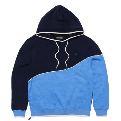 M4332 Bianchi Jacquard Hoodie - Navy