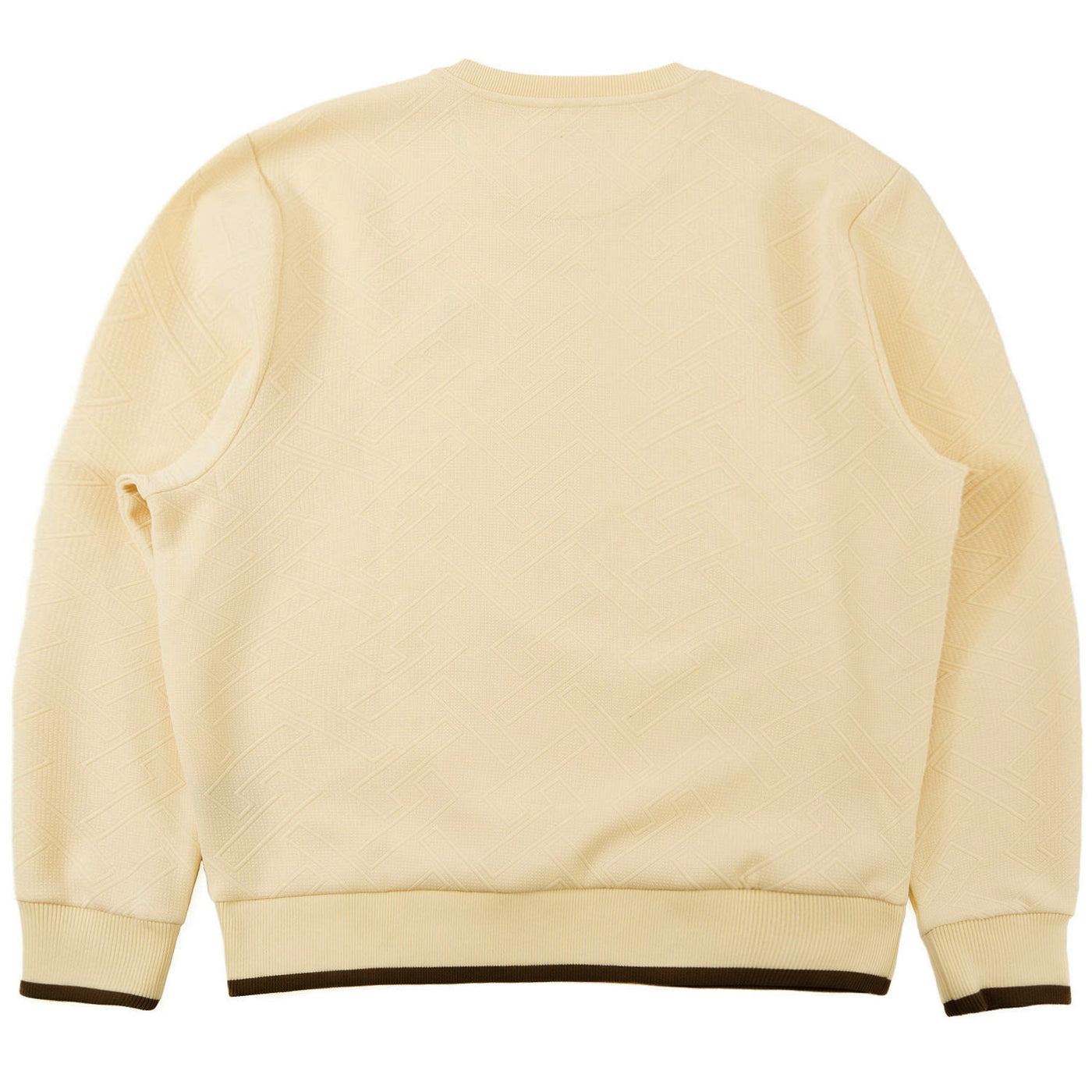 M4390 Beanchi Jacquard Crewneck - Natural