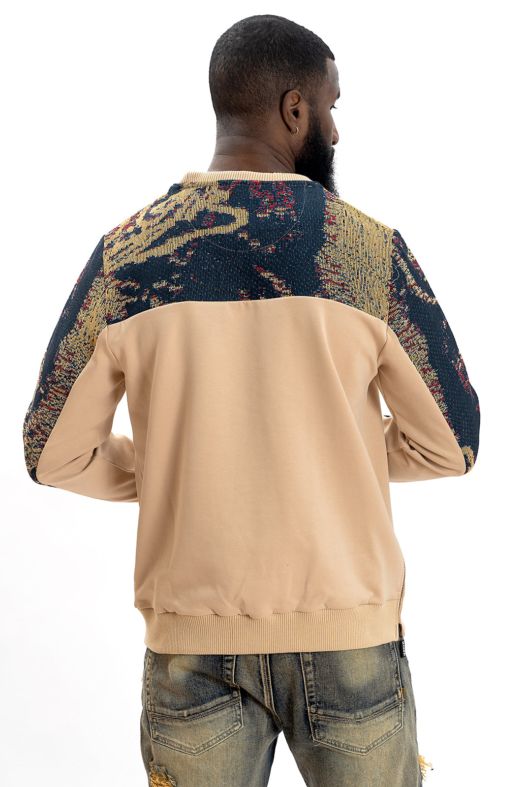 M4399 Bagnoli Tapestry Crewneck - Khaki