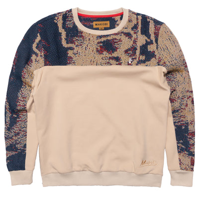 M4399 Bagnoli Tapestry Crewneck - Khaki