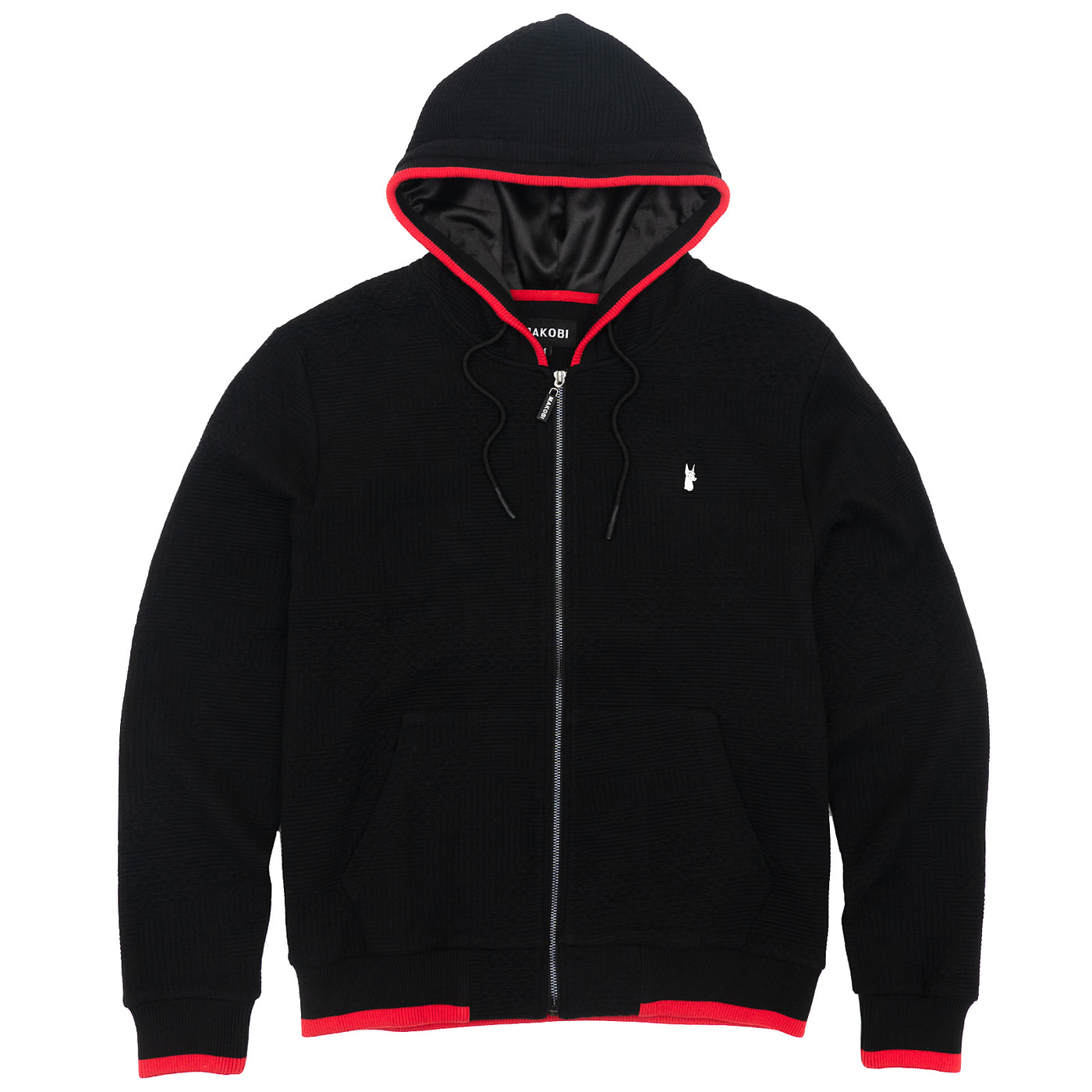 M4432 Amalfi Knit Hoodie - Black