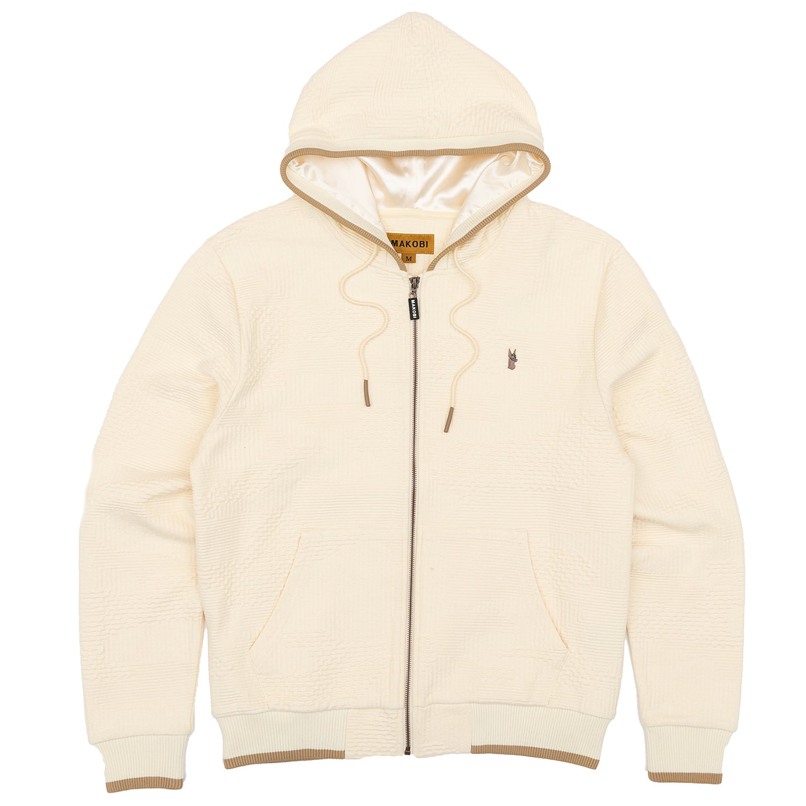 M4432 Amalfi Knit Hoodie - Natural