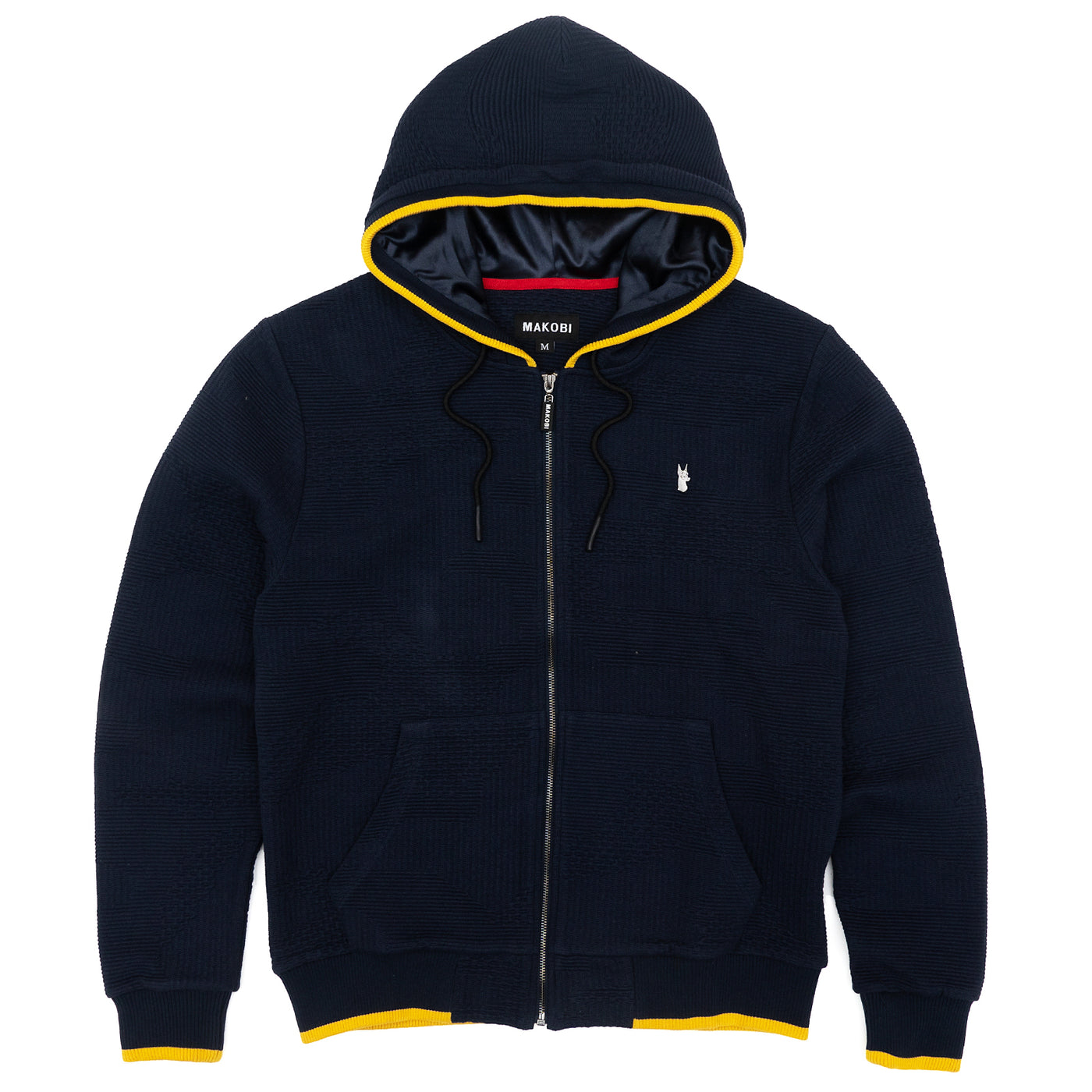 M4432 Amalfi Knit Hoodie - Navy