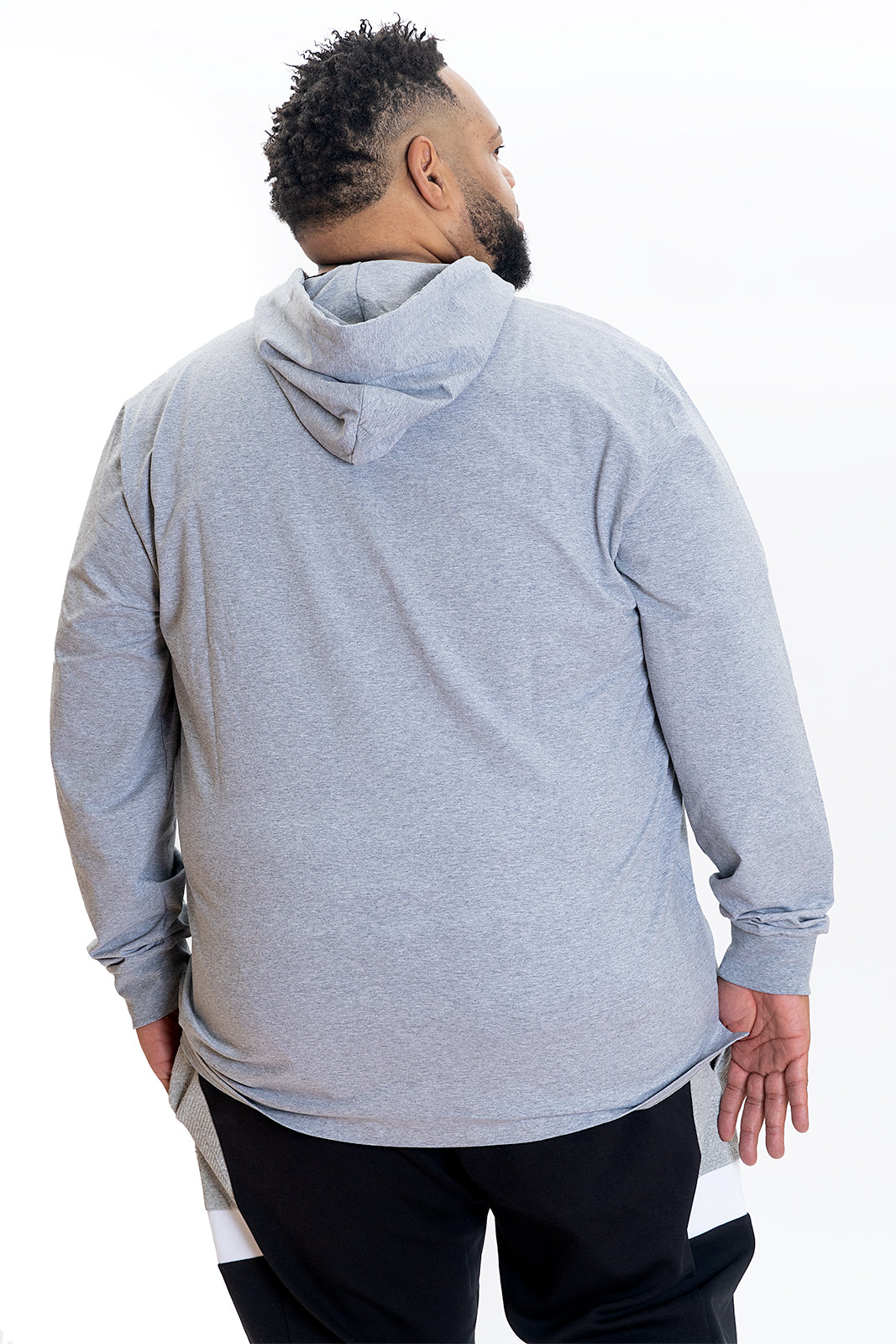 M4500 Luciano Jersey Hoodie - Gray