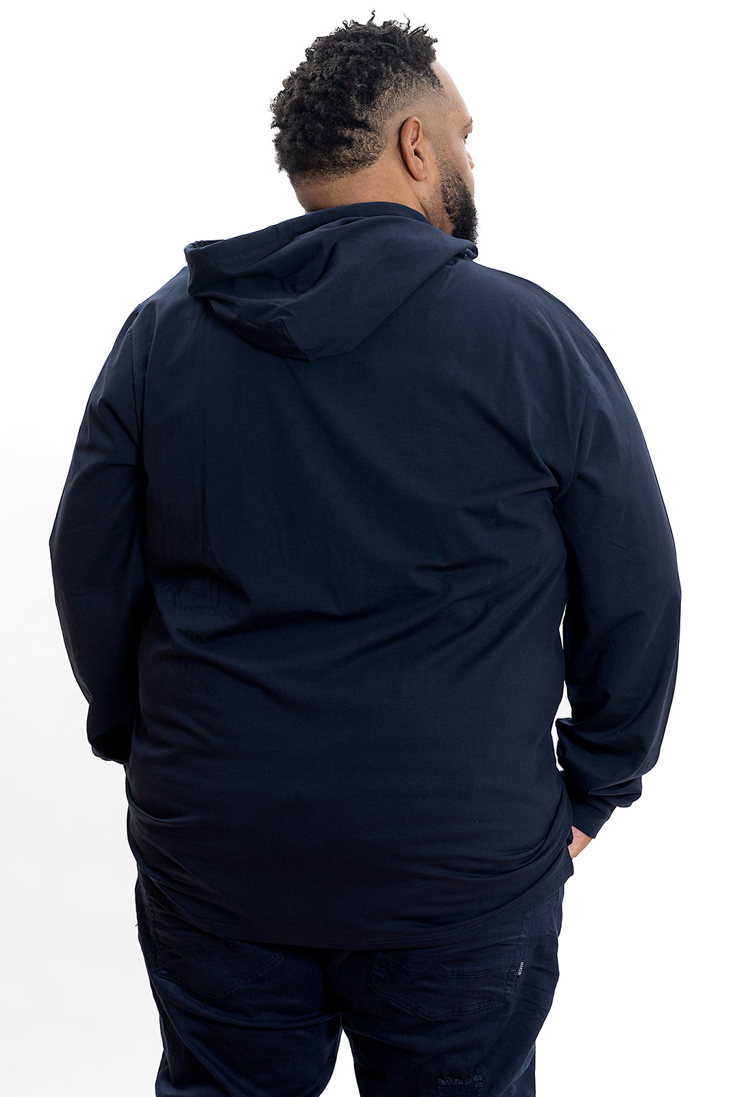 M4500 Luciano Jersey Hoodie - Navy