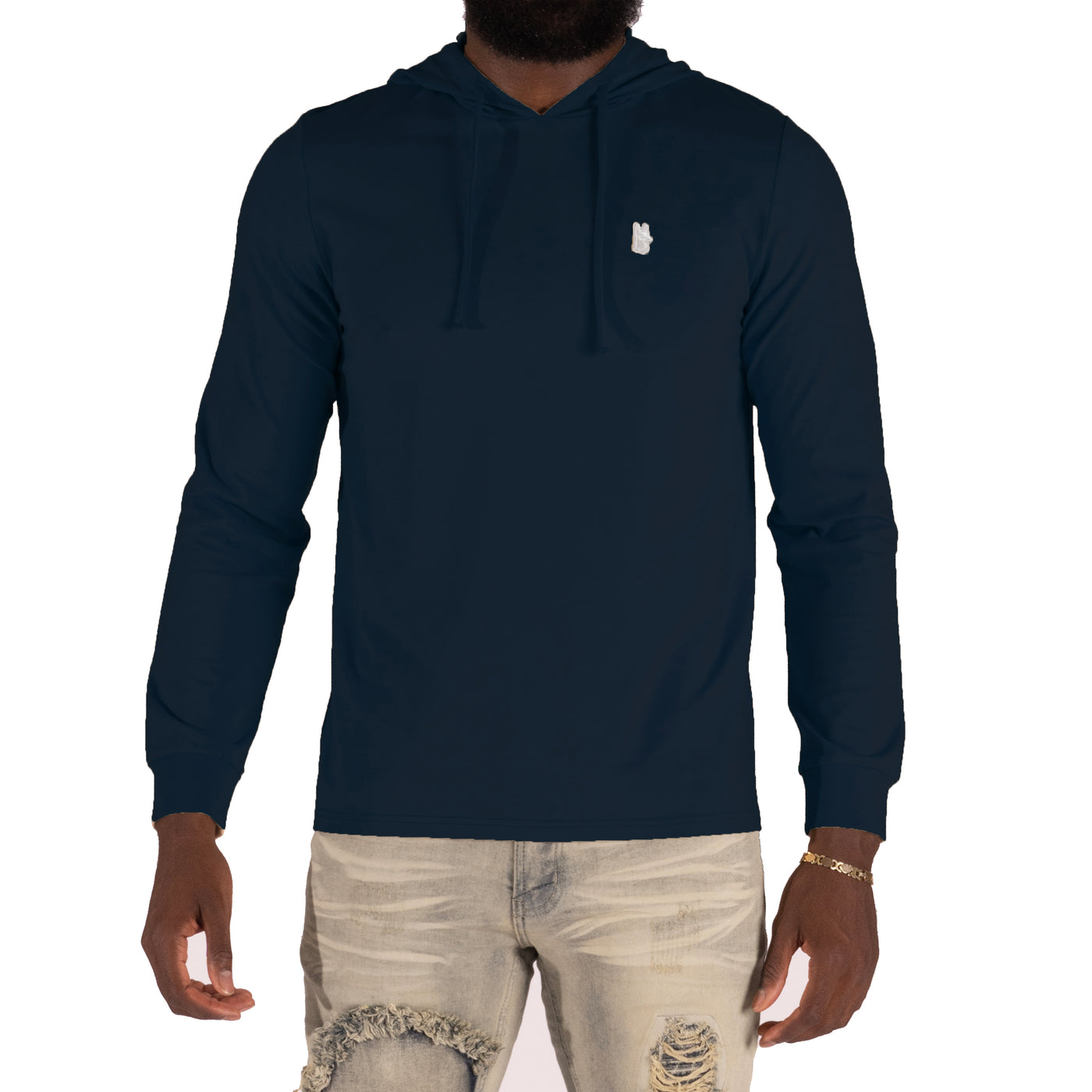 M4500 Luciano Jersey Hoodie - Navy