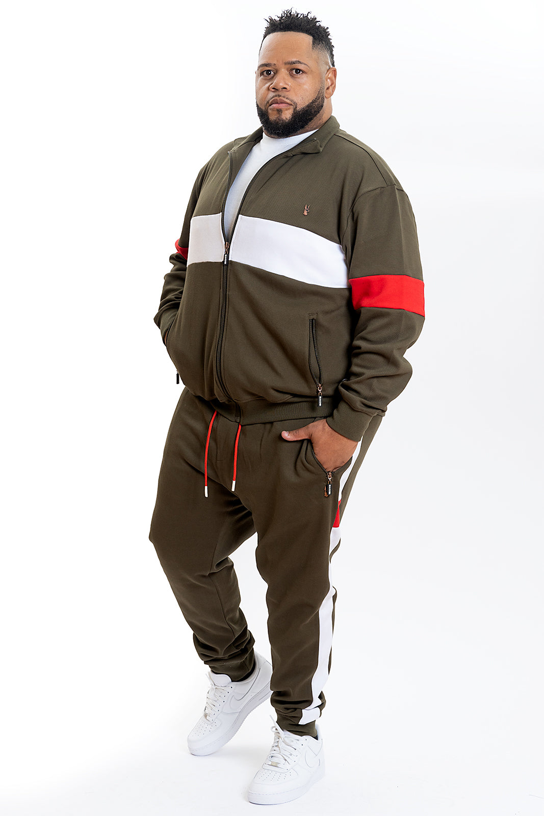 M4520 Lombardi Jogger Set - Olive