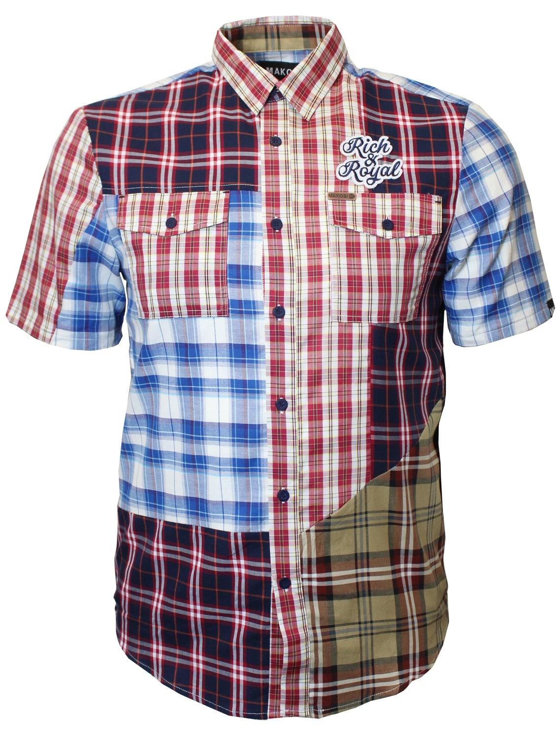 M460 Rich and Royal Plaid Tee - KHAKI/NAVY