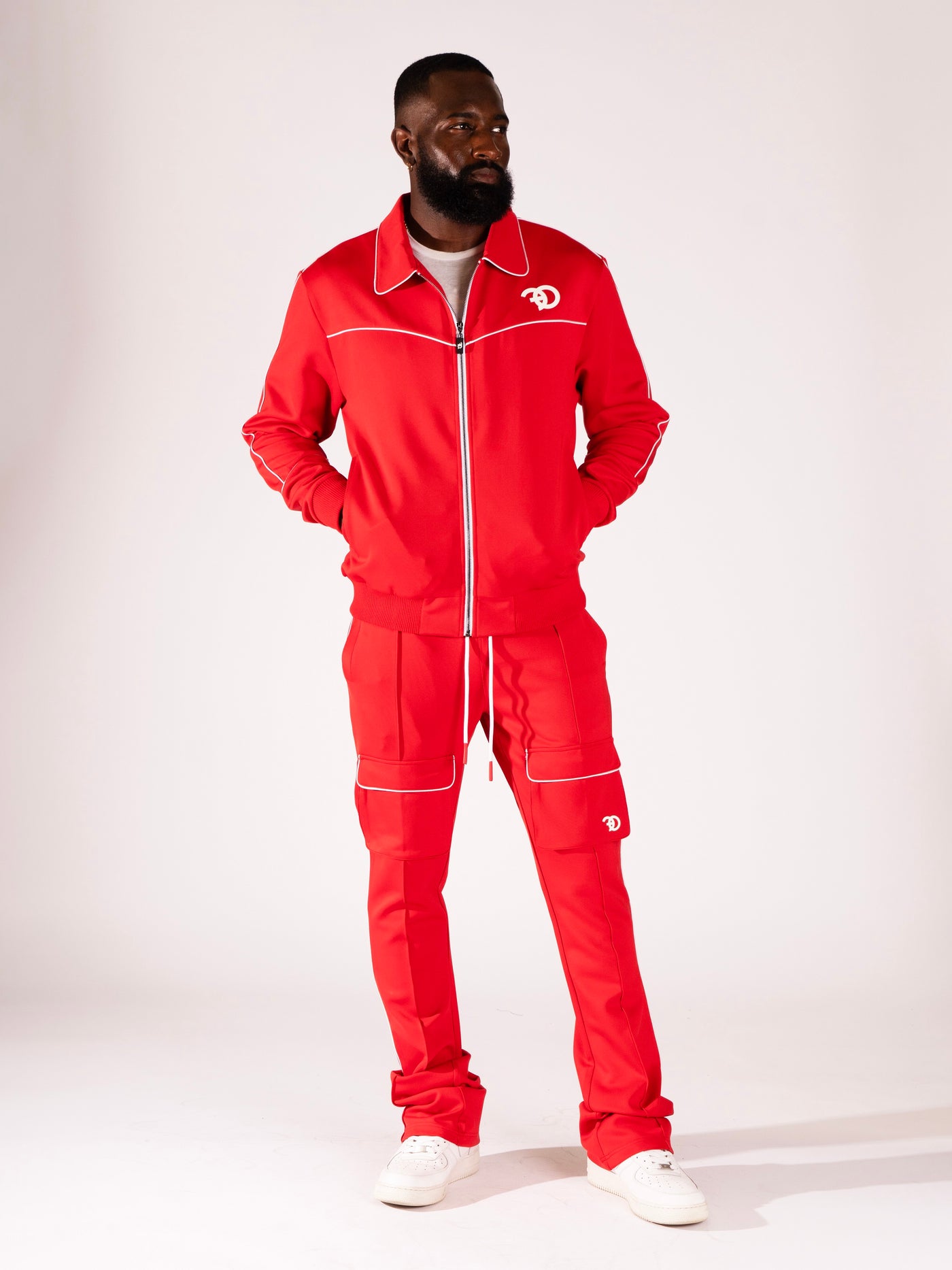 F5770 Romo Track Jacket - Red