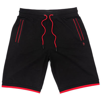 M601 Makobi Ricci Core Shorts - Black.Red