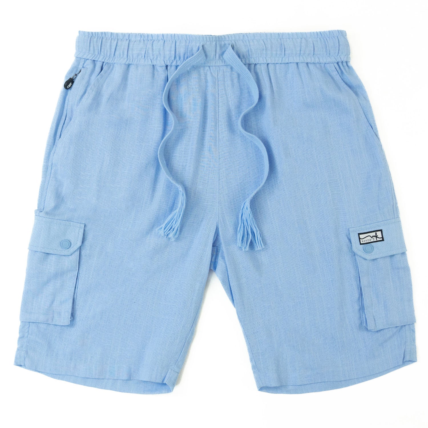 M632 Levonia Linen Shorts - Blue