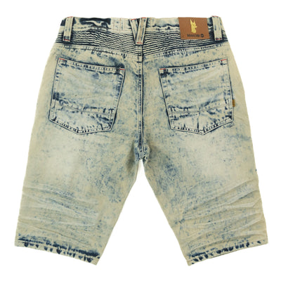 M730 Makobi Biker Patch Shorts - Dirt