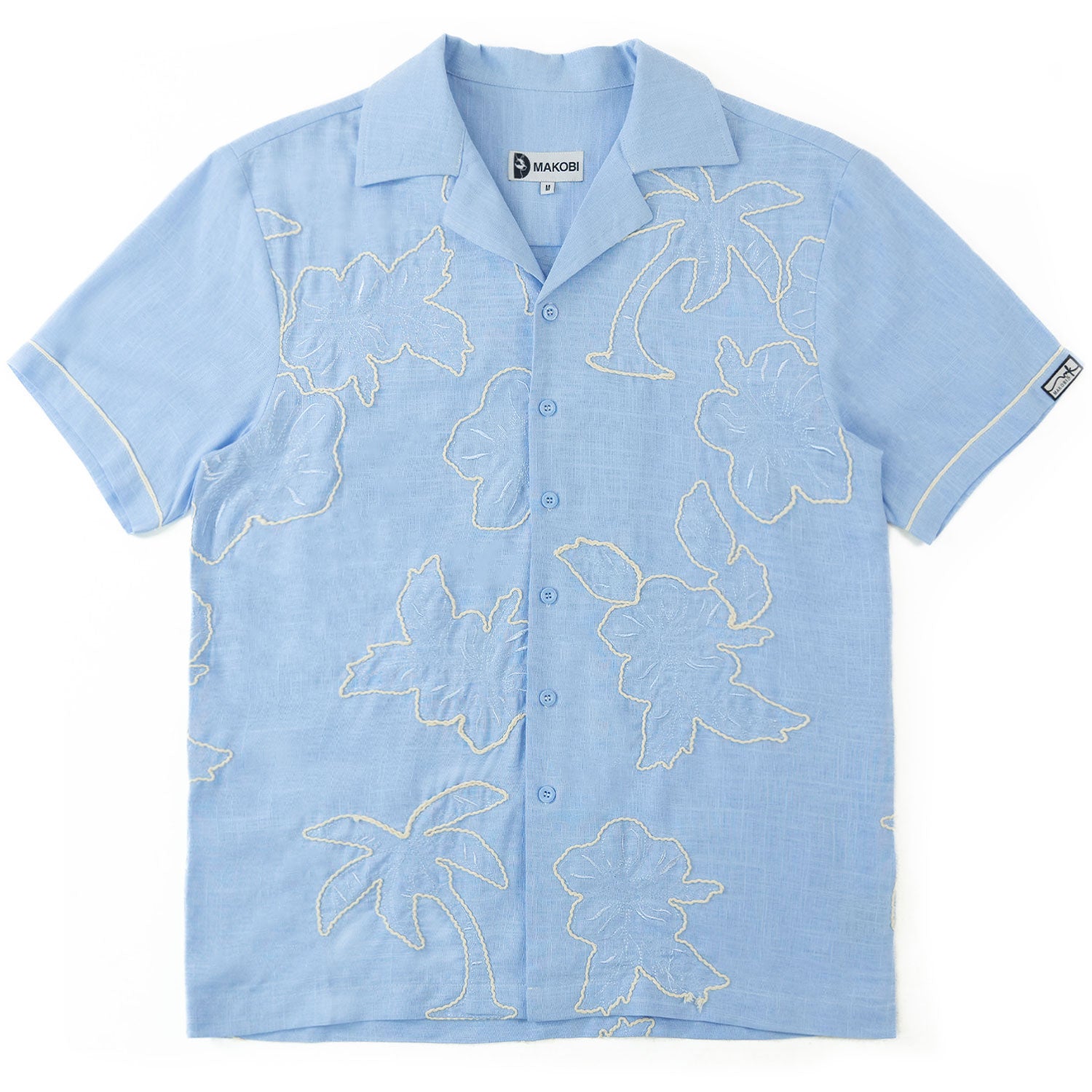 M822 Levonia Linen Shirt - Blue