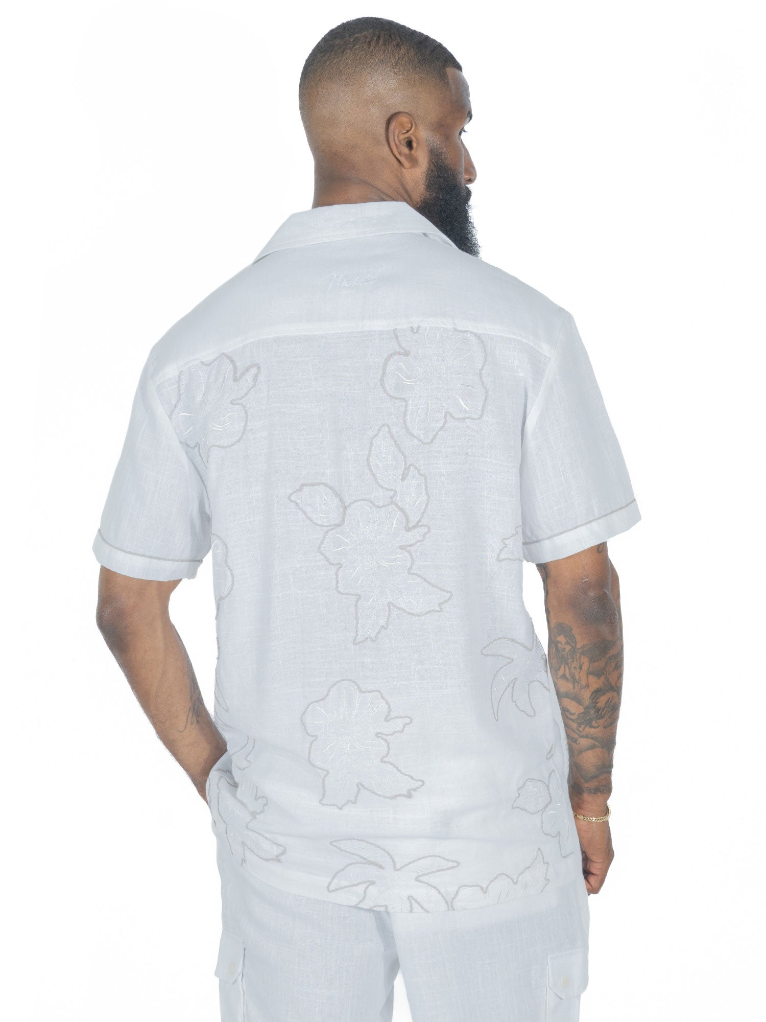 M822 Levonia Linen Shirt - White