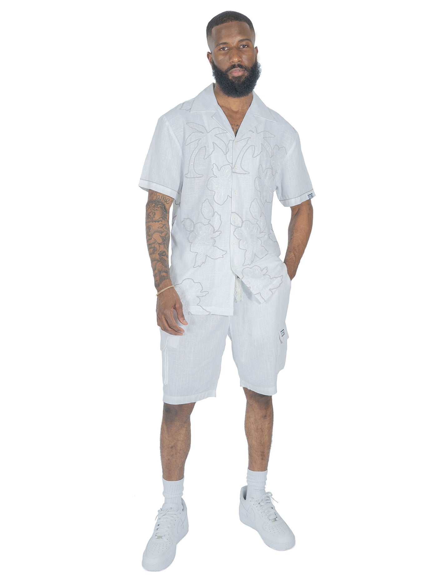 M822 Levonia Linen Shirt - White