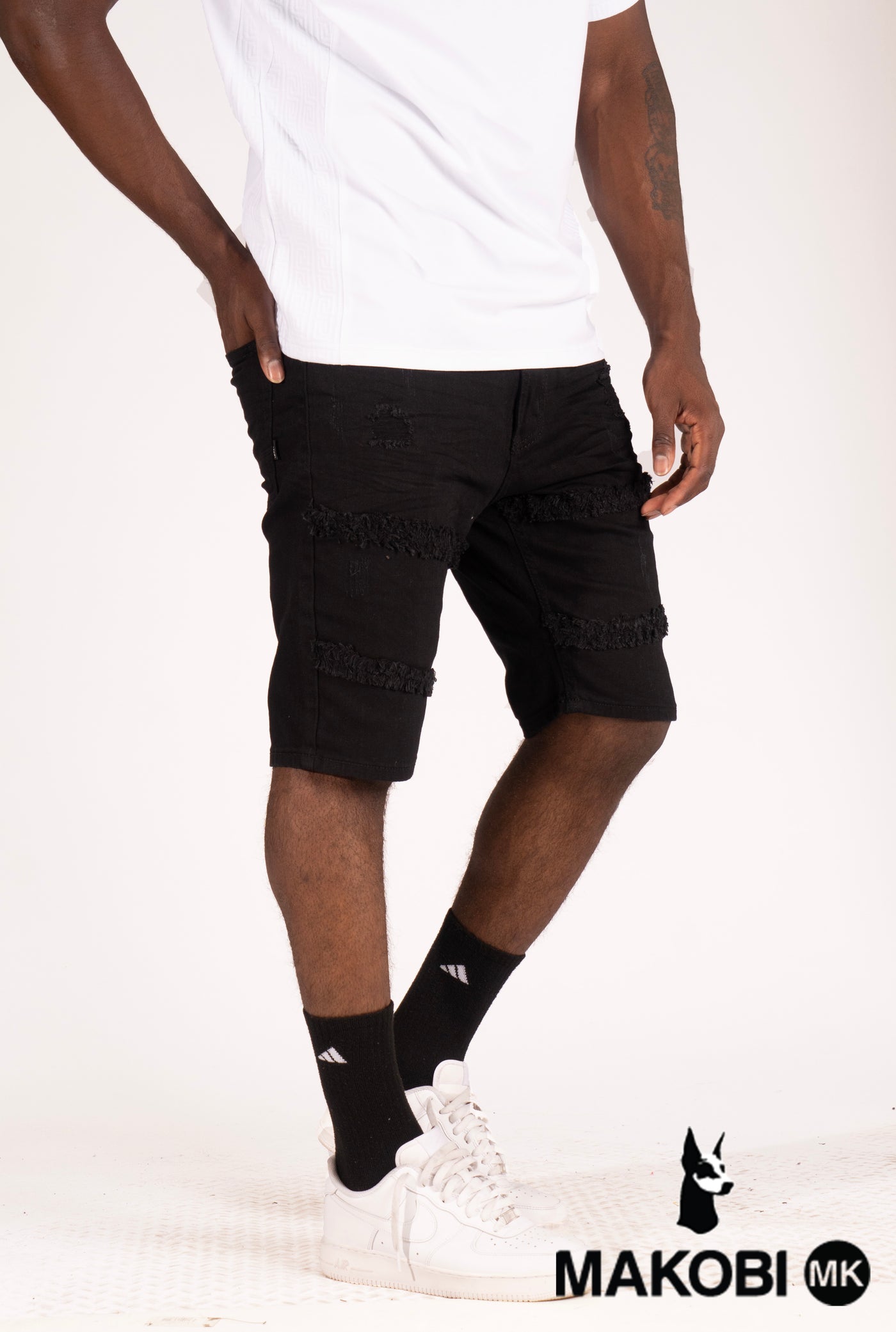 M967 Noah Denim Shorts - Black