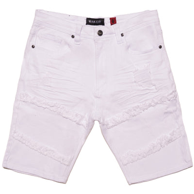 M967 Noah Denim Shorts - White