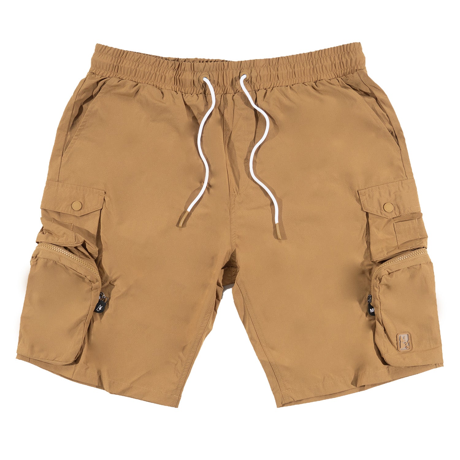 M633 Colton ọra Spandex Cargo Kukuru - Mocha