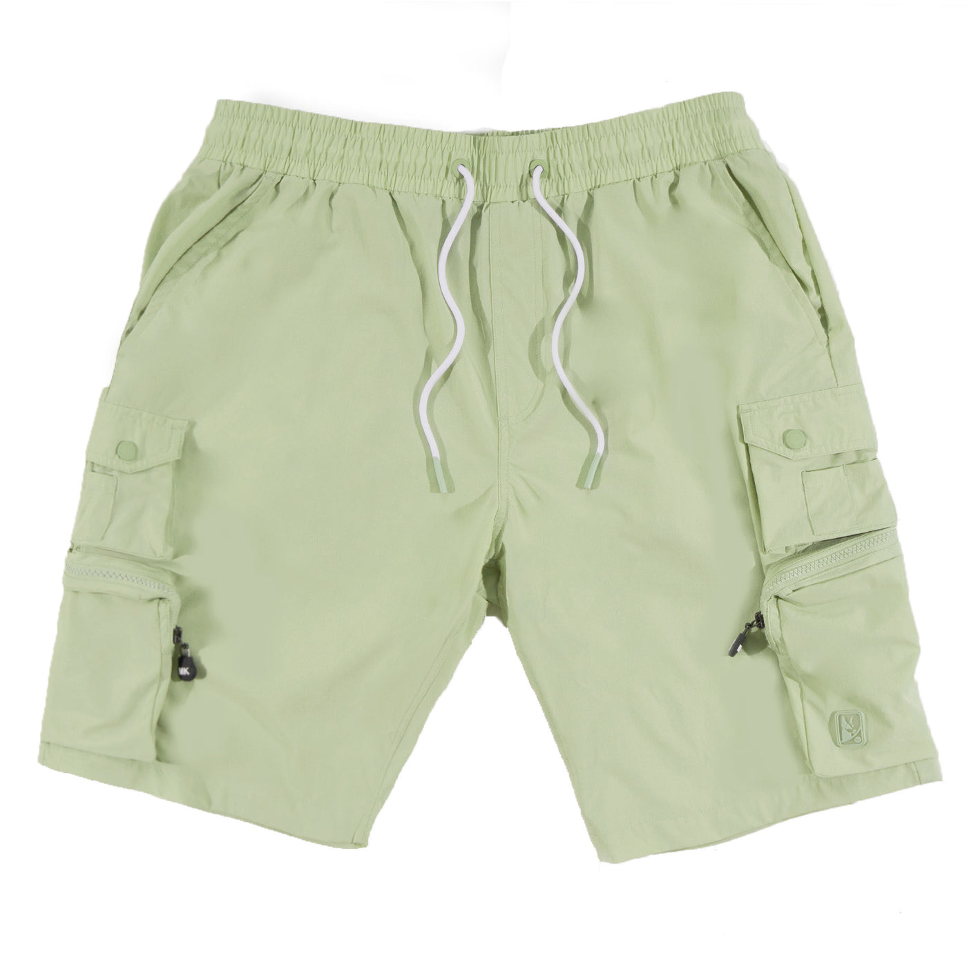 M633 Colton Nylon Spandex Cargo Shorts - Olive