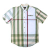 V836 Hugo Plaid Shirt - Olive