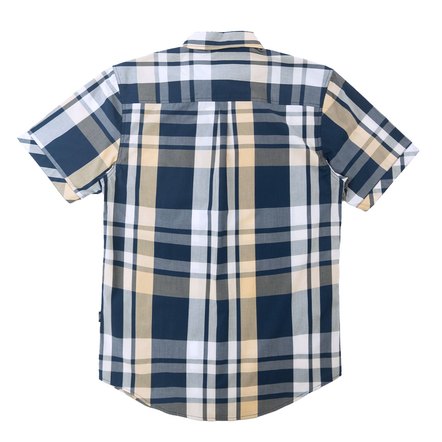 V846 Marco Plaid Shirt - Navy