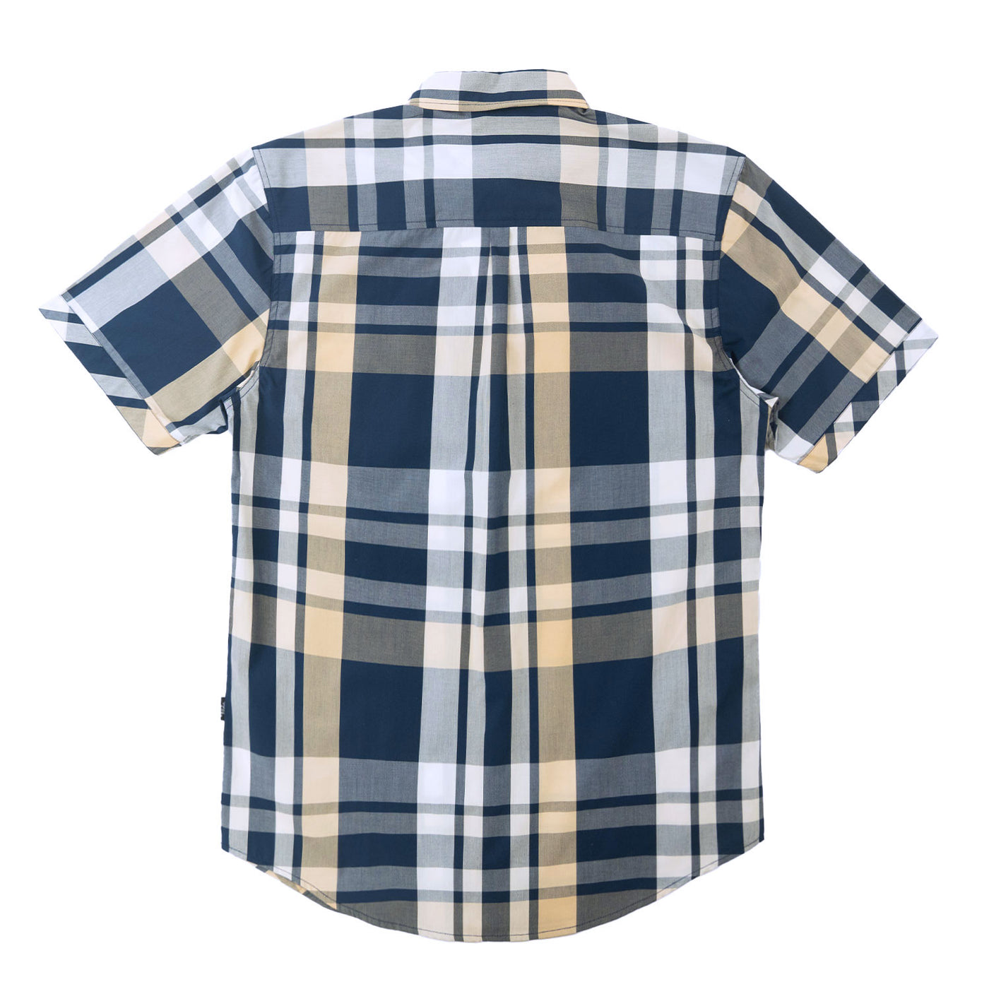 V846 Marco Plaid Shirt - Navy