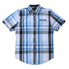 V846 Marco Plaid Shirt - White