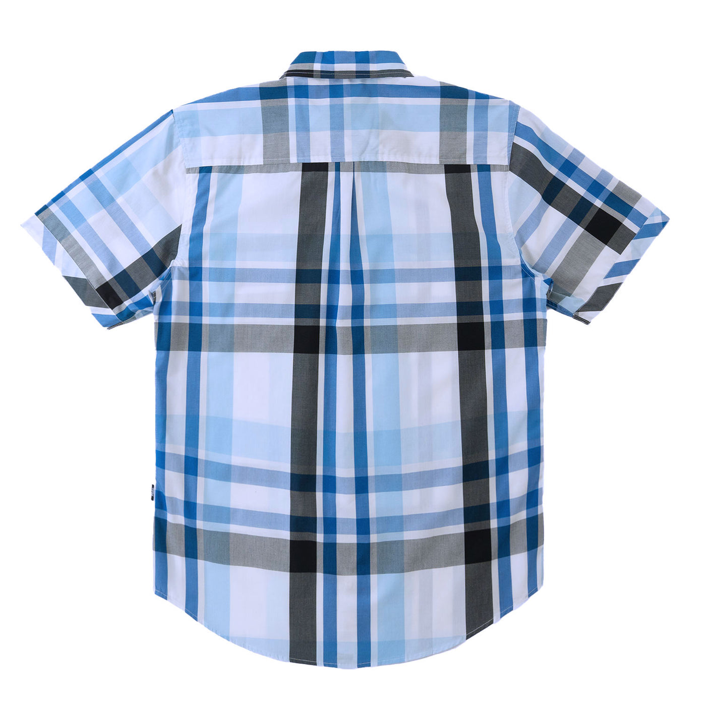 V846 Marco Plaid Shirt - White