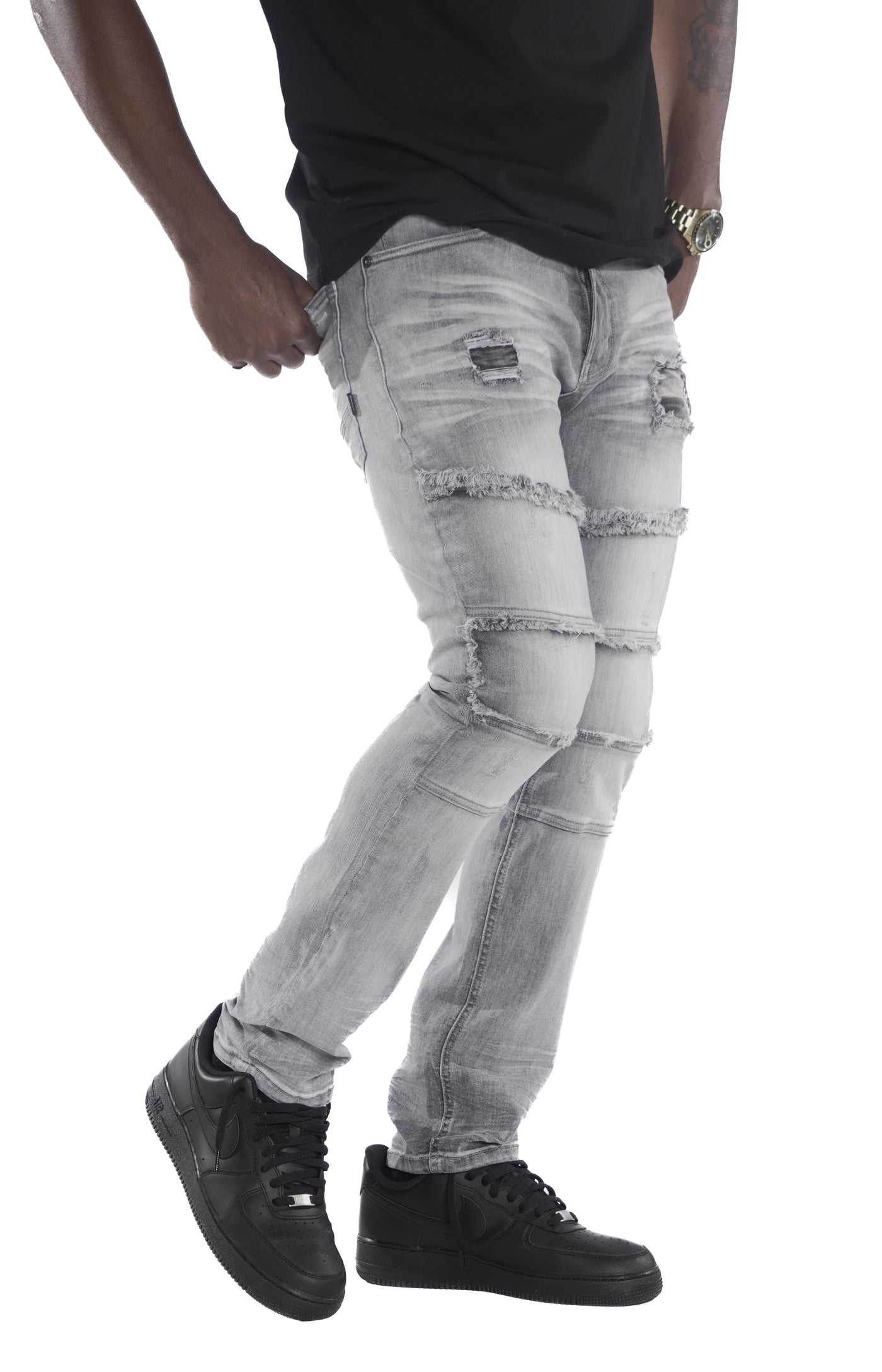 M1967 Makobi David Denim Jeans - Grey Wash